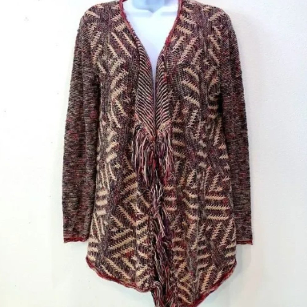 Stunning Medium Mixed Floral Open Self Esteem Short Kimono Layer Coverup…